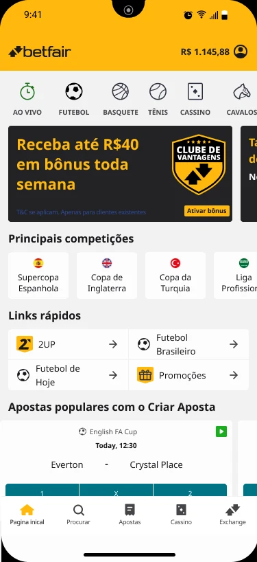 Betfair — event discovery and onboarding