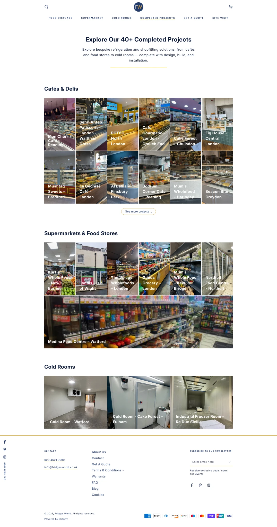 Completed projects