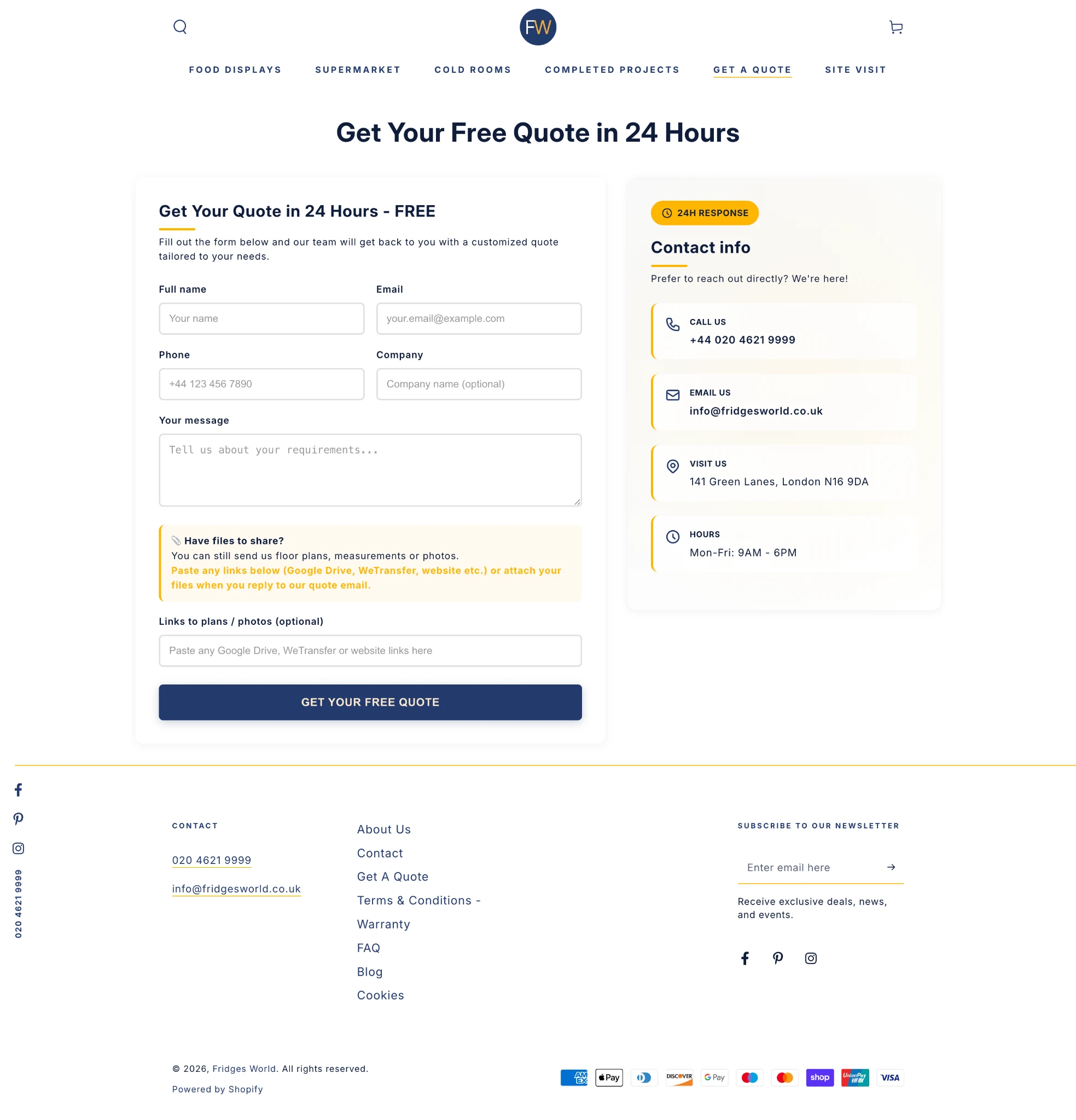 Get a quote